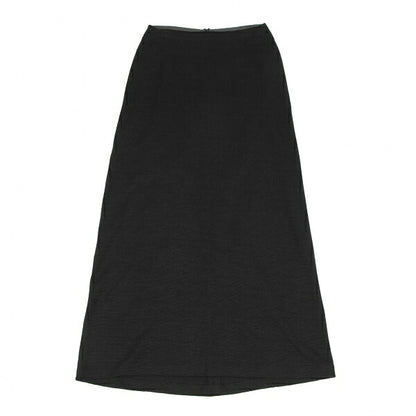 Y's Linen Stretch Knit Skirt Black Size M
