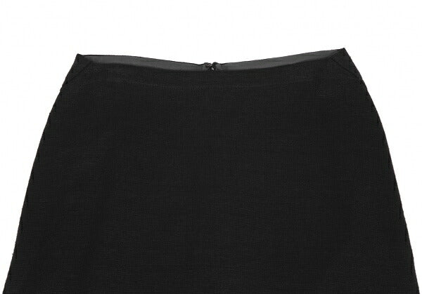 Y's Linen Stretch Knit Skirt Black Size M