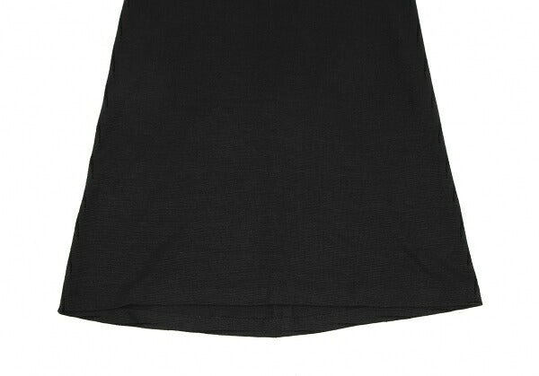 Y's Linen Stretch Knit Skirt Black Size M