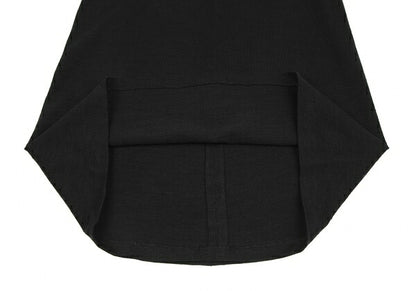 Y's Linen Stretch Knit Skirt Black Size M