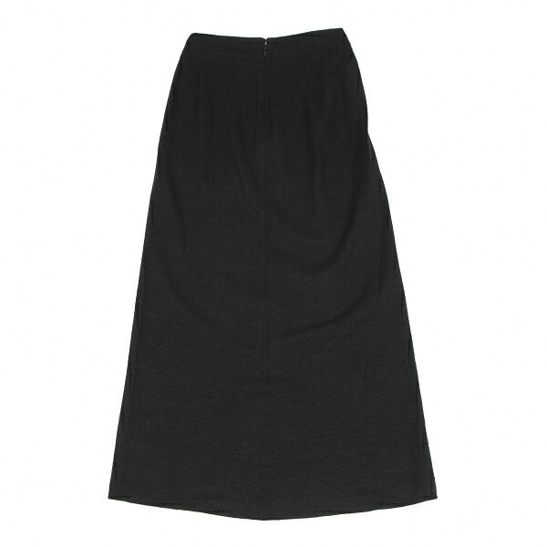 Y's Linen Stretch Knit Skirt Black Size M