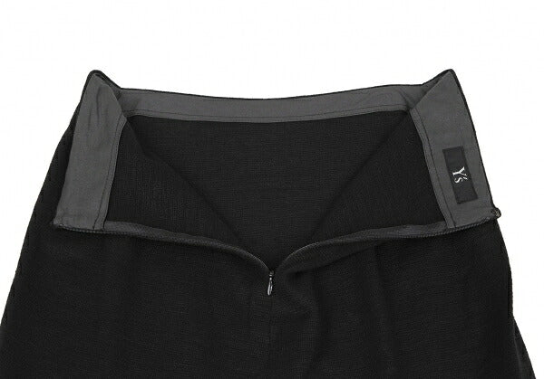 Y's Linen Stretch Knit Skirt Black Size M