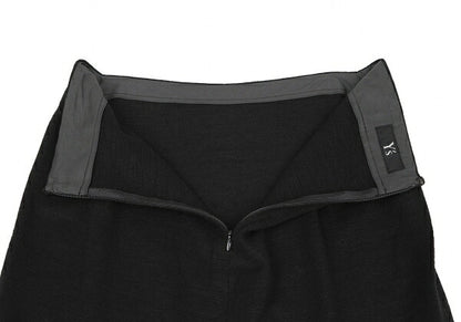 Y's Linen Stretch Knit Skirt Black Size M