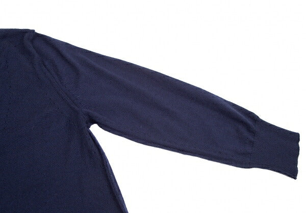 COMME des GARCONS Cashmere Inside Out Sweater Navy Size M