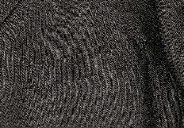 Y's for men Cotton Linen Tailored Blazer Charcoal Size 4