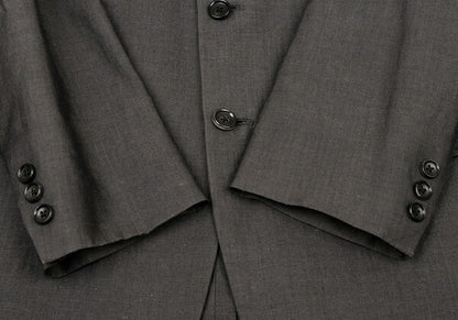 Y's for men Cotton Linen Tailored Blazer Charcoal Size 4
