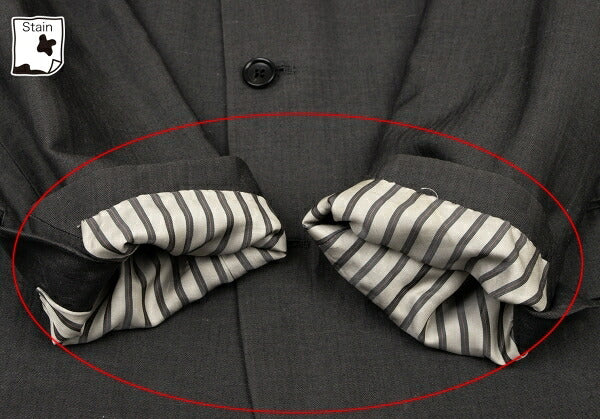 Y's for men Cotton Linen Tailored Blazer Charcoal Size 4