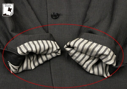 Y's for men Cotton Linen Tailored Blazer Charcoal Size 4
