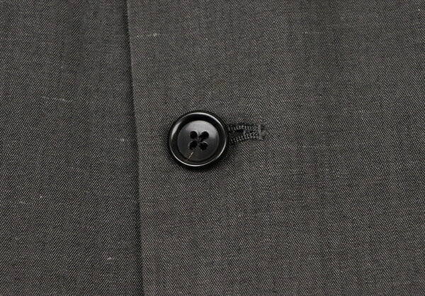 Y's for men Cotton Linen Tailored Blazer Charcoal Size 4