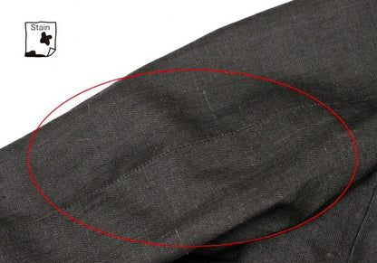 Y's for men Cotton Linen Tailored Blazer Charcoal Size 4