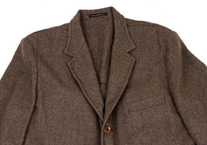 Y's for men Brushed Wool Tailored Long Jacket Size 4
