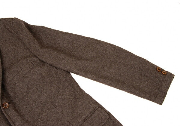 Y's for men Brushed Wool Tailored Long Jacket Size 4
