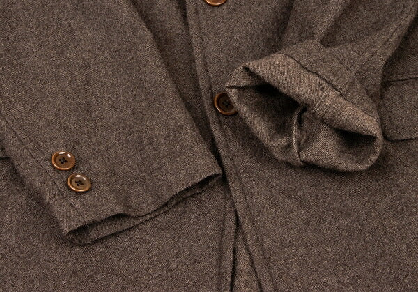 Y's for men Brushed Wool Tailored Long Jacket Size 4