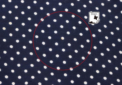 Y's for men Navy Pin Dot Layered Collar Rayon Shirt Size 3