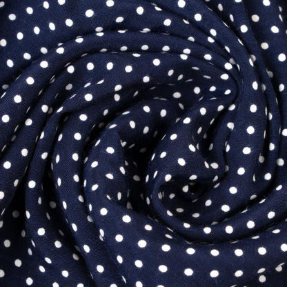 Y's for men Navy Pin Dot Layered Collar Rayon Shirt Size 3