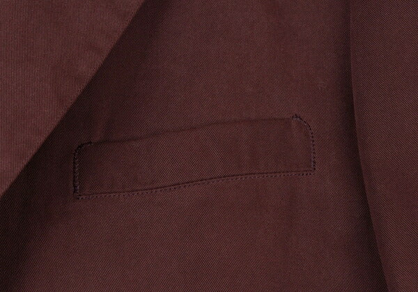 Papas Cotton Tencel Tailored Blazer Bordeaux Size L