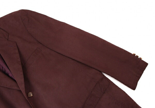Papas Cotton Tencel Tailored Blazer Bordeaux Size L