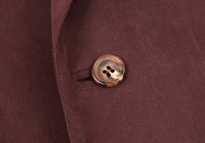 Papas Cotton Tencel Tailored Blazer Bordeaux Size L