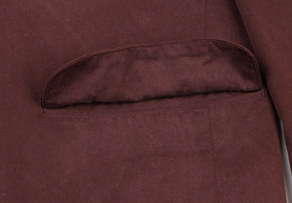 Papas Cotton Tencel Tailored Blazer Bordeaux Size L