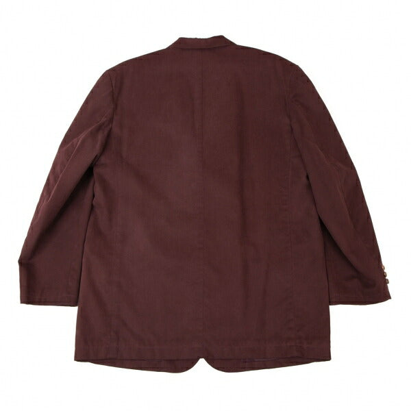 Papas Cotton Tencel Tailored Blazer Bordeaux Size L