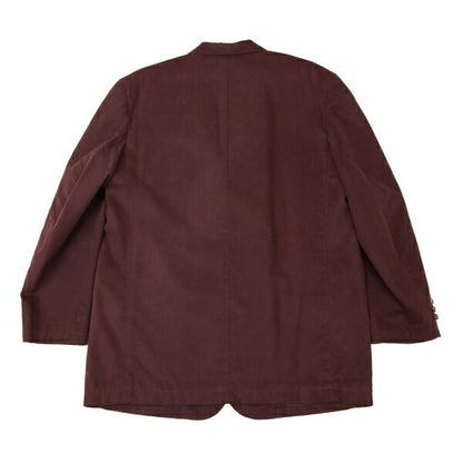 Papas Cotton Tencel Tailored Blazer Bordeaux Size L