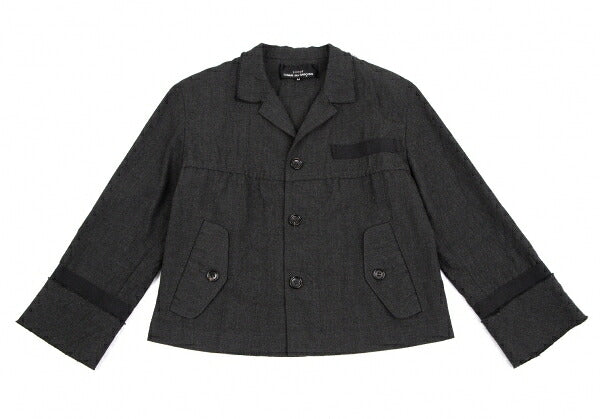 tricot COMME des GARCONS Crinkle Wool Jacket Charcoal Size M