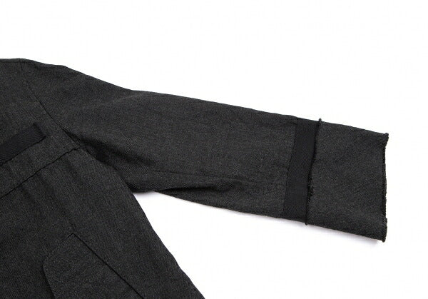 tricot COMME des GARCONS Crinkle Wool Jacket Charcoal Size M