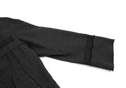 tricot COMME des GARCONS Crinkle Wool Jacket Charcoal Size M