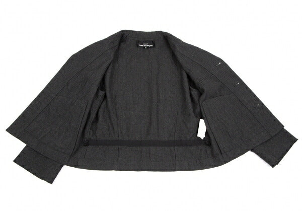 tricot COMME des GARCONS Crinkle Wool Jacket Charcoal Size M