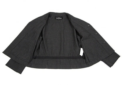 tricot COMME des GARCONS Crinkle Wool Jacket Charcoal Size M