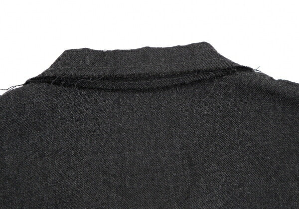 tricot COMME des GARCONS Crinkle Wool Jacket Charcoal Size M