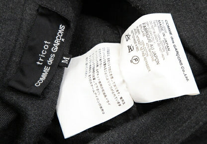 tricot COMME des GARCONS Crinkle Wool Jacket Charcoal Size M
