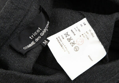 tricot COMME des GARCONS Crinkle Wool Jacket Charcoal Size M