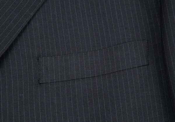 GIORGIO ARMANI Wool Silk Stripe Jacket Navy Size 50