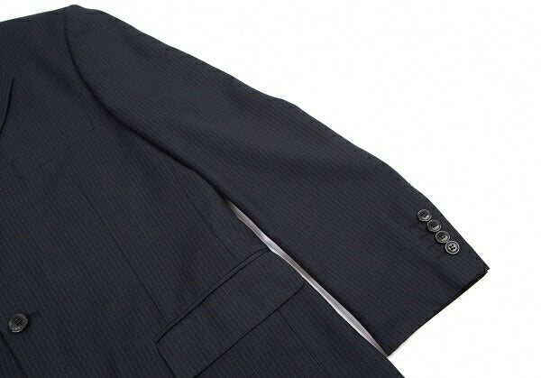 GIORGIO ARMANI Wool Silk Stripe Jacket Navy Size 50