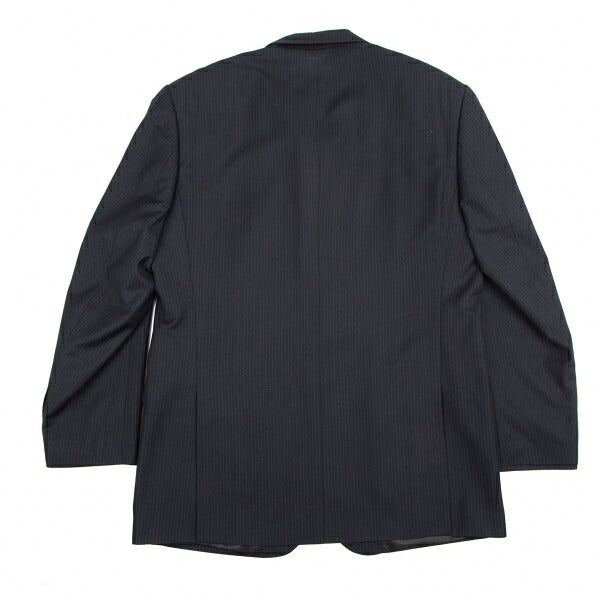 GIORGIO ARMANI Wool Silk Stripe Jacket Navy Size 50