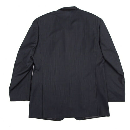 GIORGIO ARMANI Wool Silk Stripe Jacket Navy Size 50