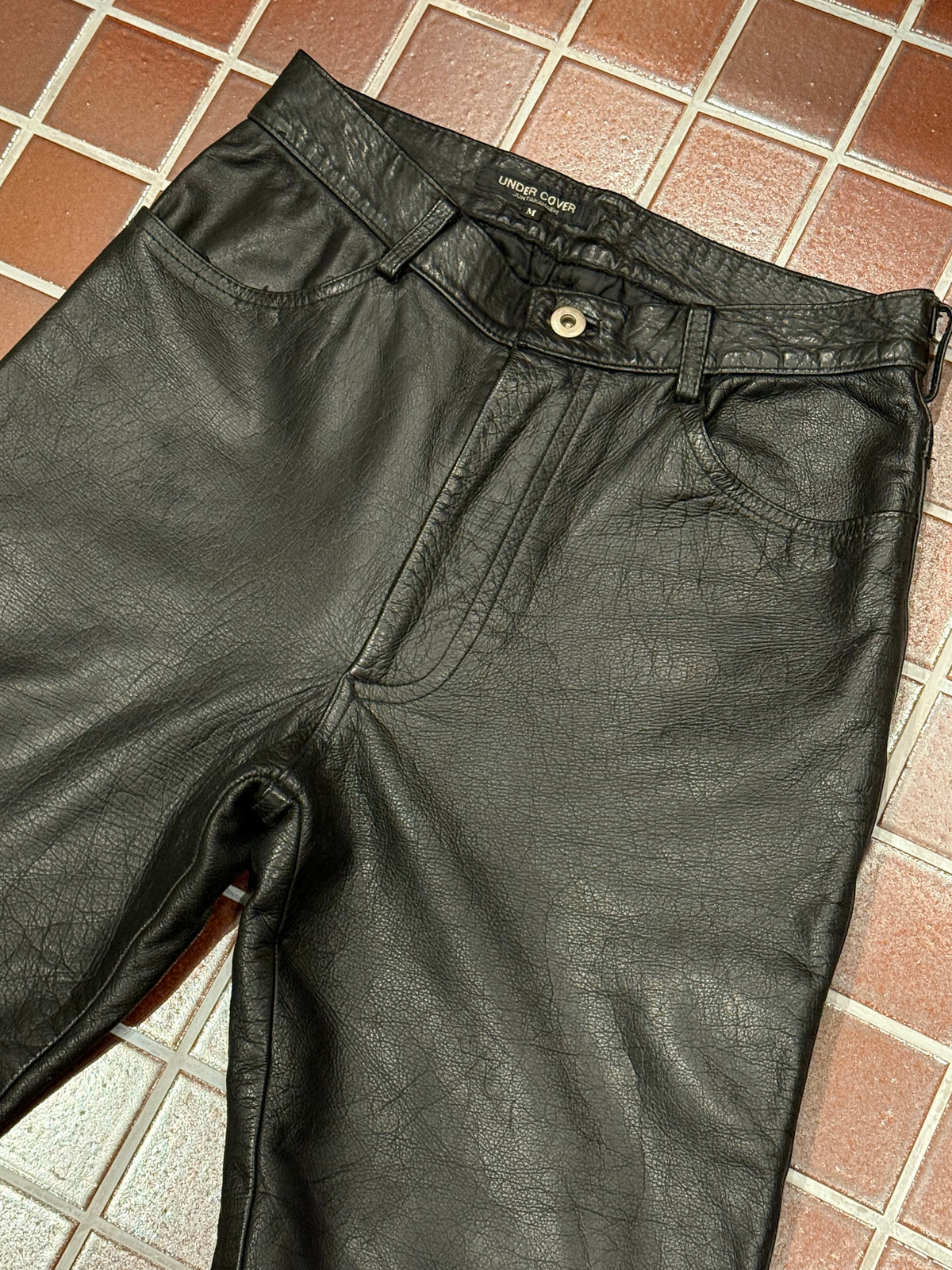 UNDERCOVER leather pants 90s vintage leather pants archive piece Size US 32