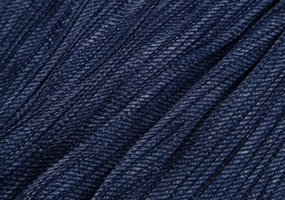 PLEATS PLEASE Fabric Print Pleated Cardigan Blue Size 4