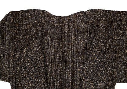 PLEATS PLEASE Marble Print Pleated Cardigan Green Size 3