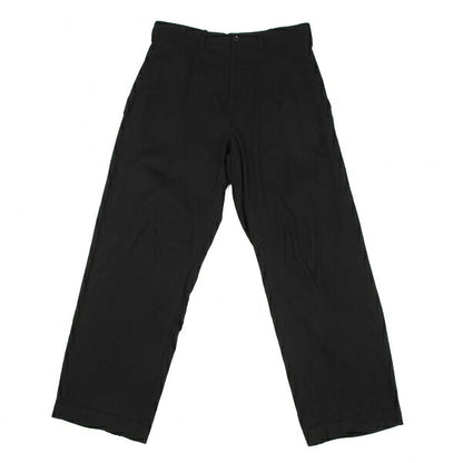 Y's Cotton Side Belt Pants Black Size 2