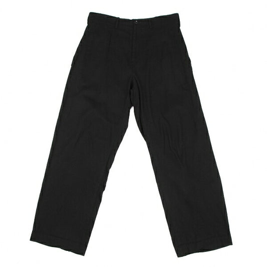 Y's Cotton Side Belt Pants Black Size 2