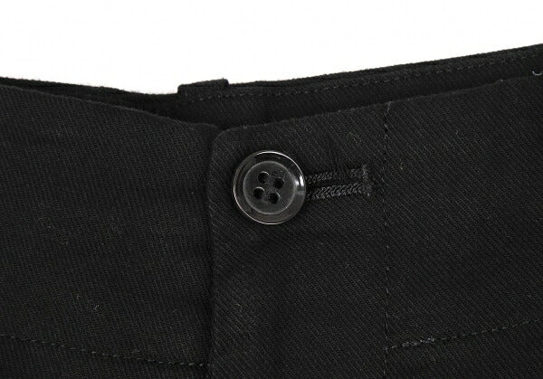 Y's Cotton Side Belt Pants Black Size 2