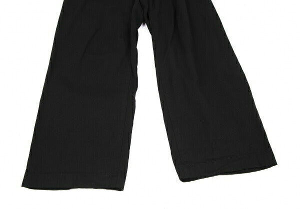 Y's Cotton Side Belt Pants Black Size 2