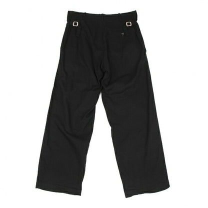 Y's Cotton Side Belt Pants Black Size 2