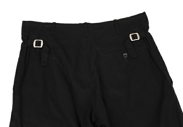 Y's Cotton Side Belt Pants Black Size 2