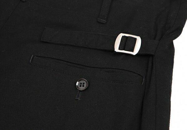 Y's Cotton Side Belt Pants Black Size 2