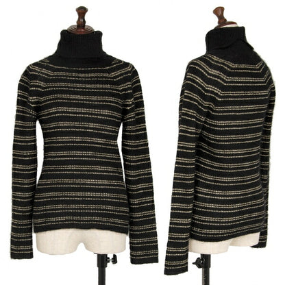 JUNYA WATANABE MAN PINK Gold Thread Sweater Black Size M
