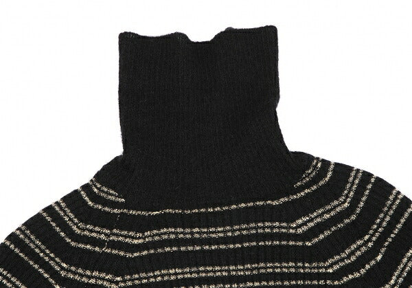 JUNYA WATANABE MAN PINK Gold Thread Sweater Black Size M