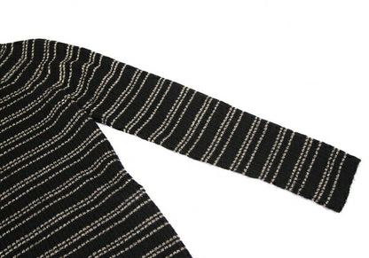 JUNYA WATANABE MAN PINK Gold Thread Sweater Black Size M